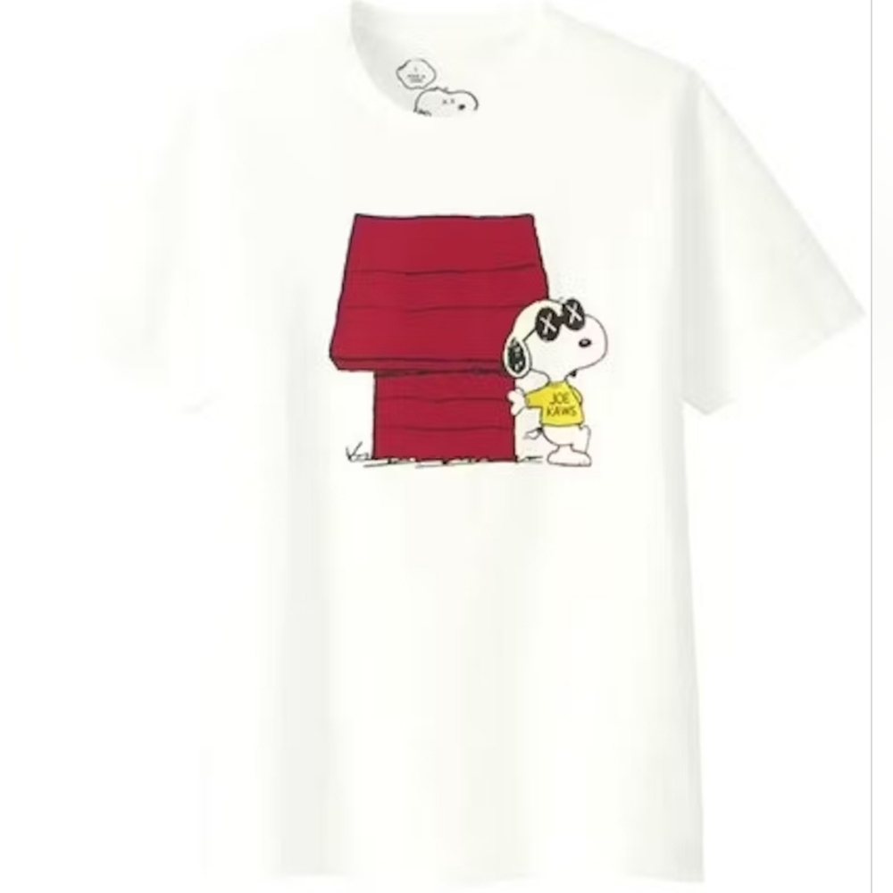 KAWS x Uniqlo x Peanuts Joe Kaws Doghouse Tee NWT XS